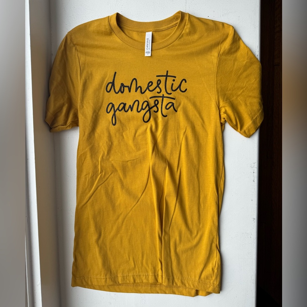 Domestic Gangsta T-shirt Unisex Size S